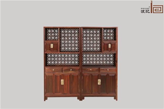 波記家具: 通花書(shū)柜1對(duì)
